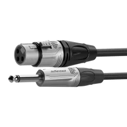 Cable plug mono 6.3 a Jack canon negro Roxtone DMXJ210L5