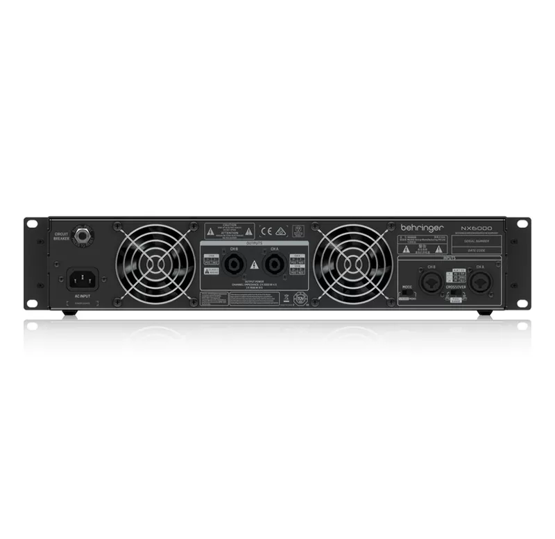 Amplificador de potencia power Behringer NX6000 - Imagen 2