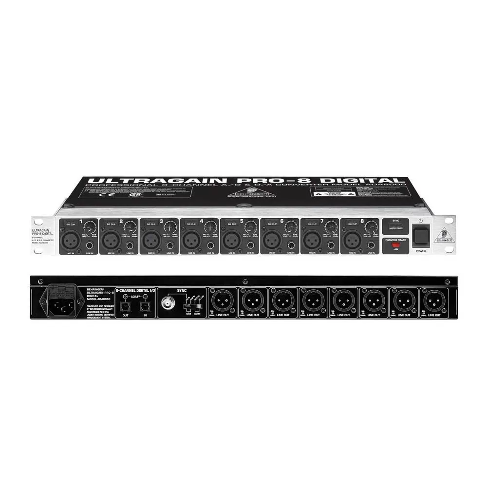 Convertidor Audiophile Behringer ADA-8000 - Imagen 2