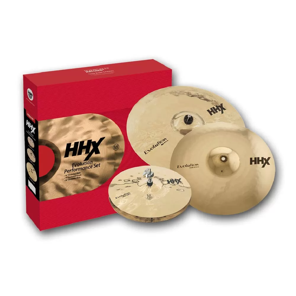 Pack de Platillos Sabian HHX EVOLUTION PERFORMANCE (15005XEBP)