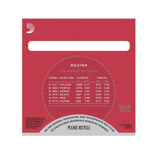 Set de Cuerdas Acustica  D´ADDARIO EJ-27N - Imagen 2