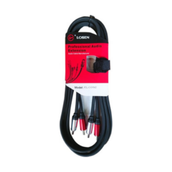 Cable RCA-RCA (macho-macho) de 2m Losen ELC092