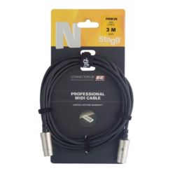 Cable Midi 3 Metros Stagg NMD3R