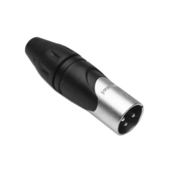 Plug XLR Canon Negro Serie AX 3 pines Amphenol AX3M