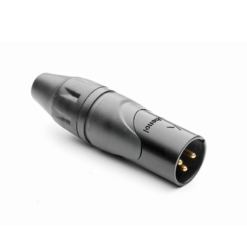 Plug XLR Canon Negro Serie AX 3 pines Amphenol AX3MB