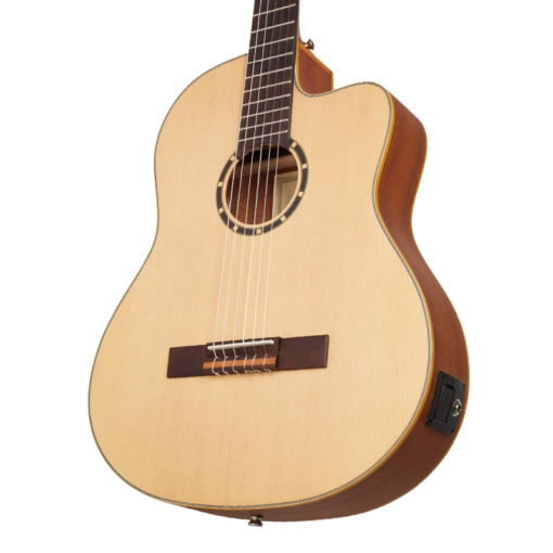 Guitarra Electroacústica Nylon Ortega  RCE125SN - Imagen 2