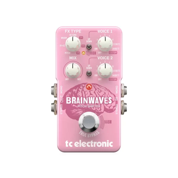 Pedal con Algoritmos para Studio TC Electronic BRAINWAVES PITCH SHIFTER