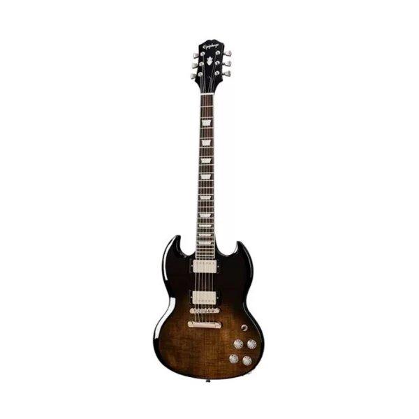 Guitarra Electrica SG Modern Transparent Black Epiphone EISMFTBFNH1