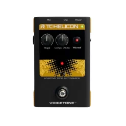 Pedal para efectos dinámicos de voz TC Helicon VOICETONE T1