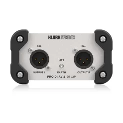 Caja Directa Pasiva Stereo Con Trafo Midas  Klark Teknik DI 22P