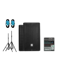 Pack de Parlante Activo Custom Audio TK15PRO