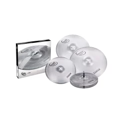 SET DE PLATILLOS QUITE TONE (HI-HATS DE 14″, CRASH DE 16″, CRASH DE 18″, RIDE DE 20″) Sabian QTPC504