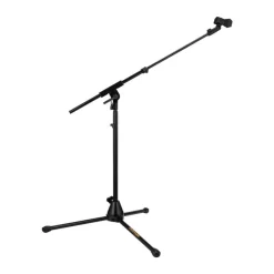 Pedestal soporte de micrófono de trípode de perfil bajo Hercules MS520B PRO