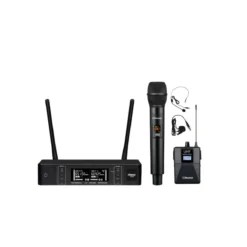 Pack de microfono Inalambrico Mackenzie UHF-425