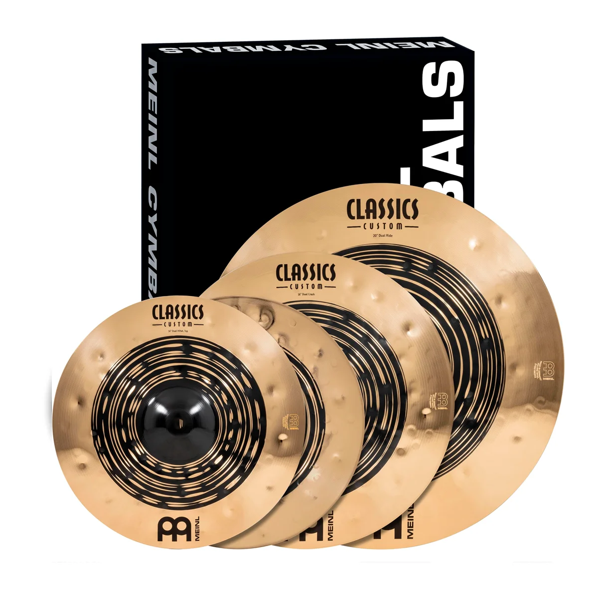 Set de Platillos MEINL CLASSIC CUST DUAL SET