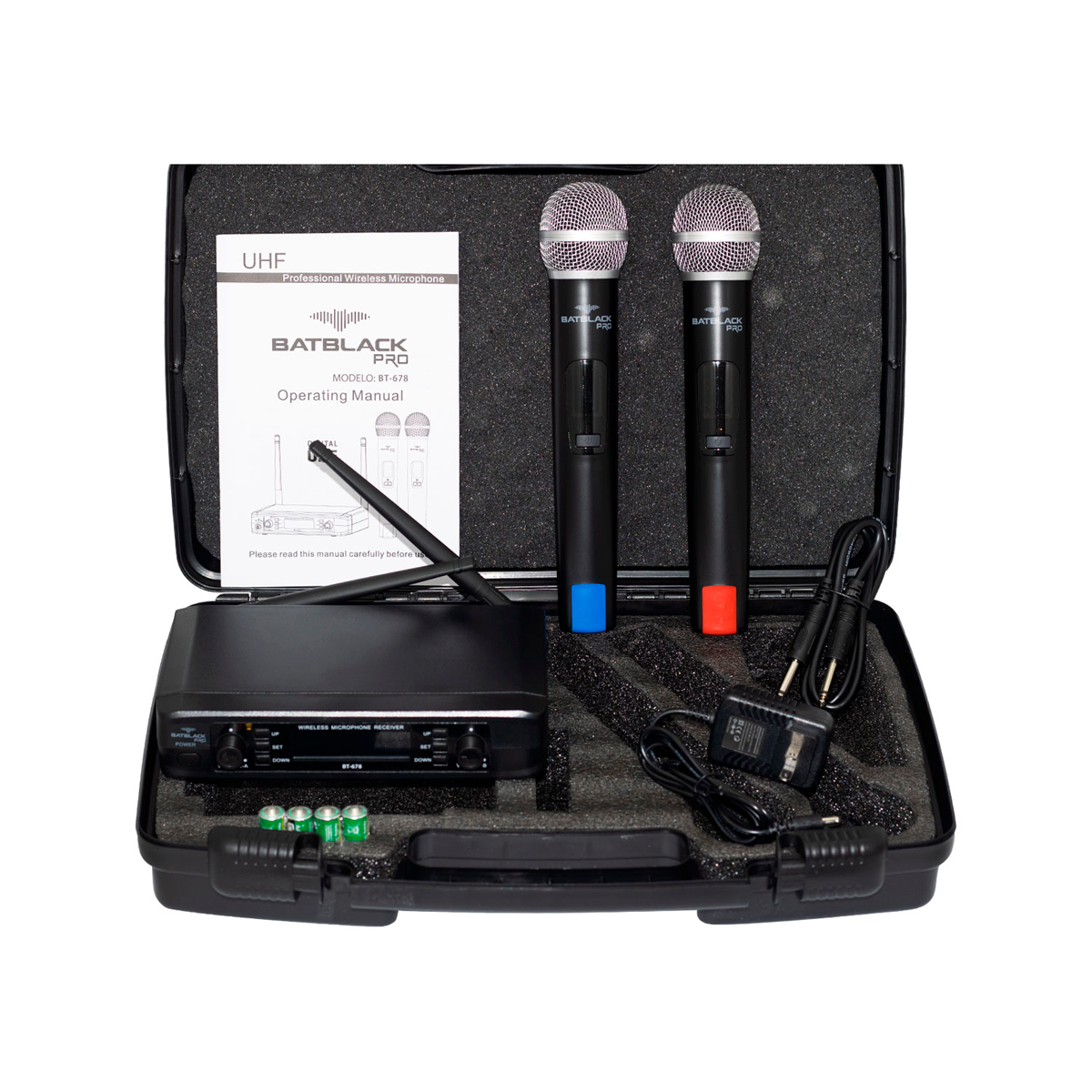 Microfono Inalambrico BATBLACK BT-678 - Imagen 2