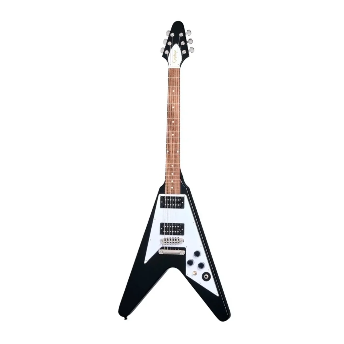 Guitarra Electrica Kirk Hammett 1979 Flying V Incl Hard Case Ebony Nickel EPIPHONE EIGCKH79FVEBNH1