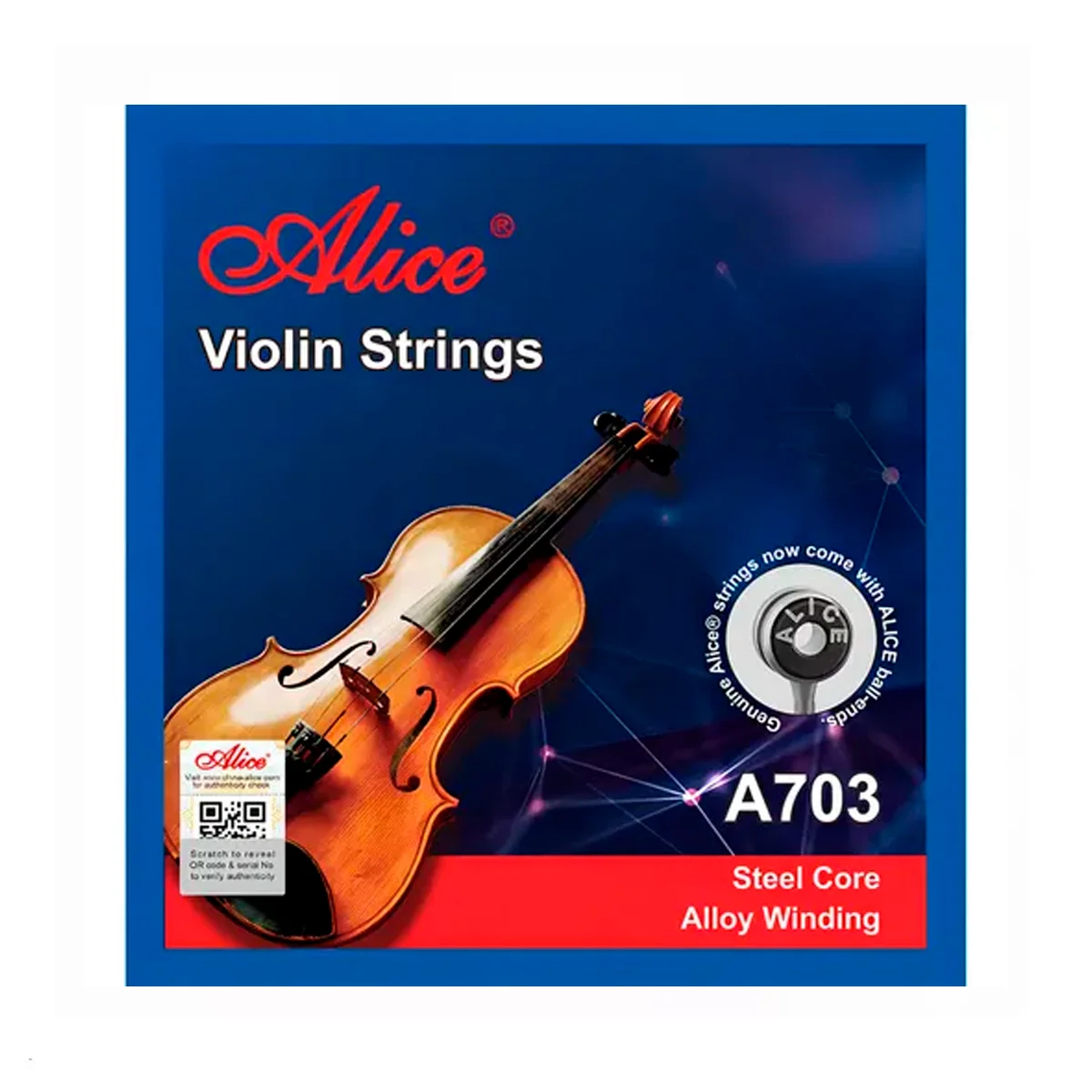 Cuerda Primera de Violin ALICE A703-1