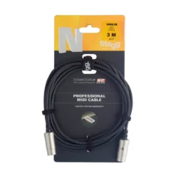 Cable midi de 3 metros STAGG NMD3R