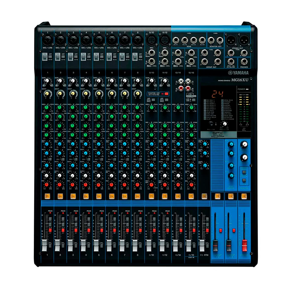 Consola Analoga de 16 canales YAMAHA MC1604