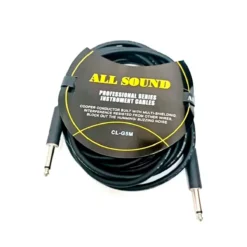 Cable de Guitarra  6.3MM 5M  ALL SOUND CL-G5M