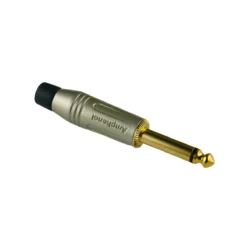 Plug 1/4 Satinado AMPHENOL ACPM-GN-AU