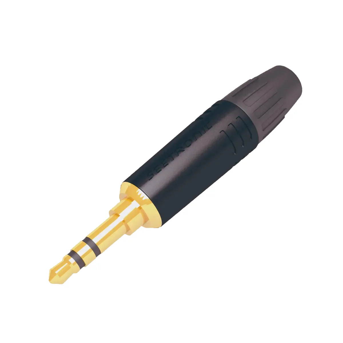 Plug Stereo metal 3.5mm SEETRONIC MTP3RC-BGNG