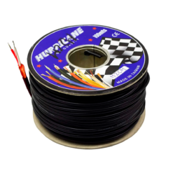 Cable Stereo negro HURRICANE AP-1012NG